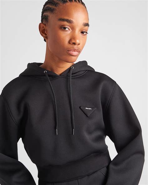 prada hoodie womens|prada fleece.